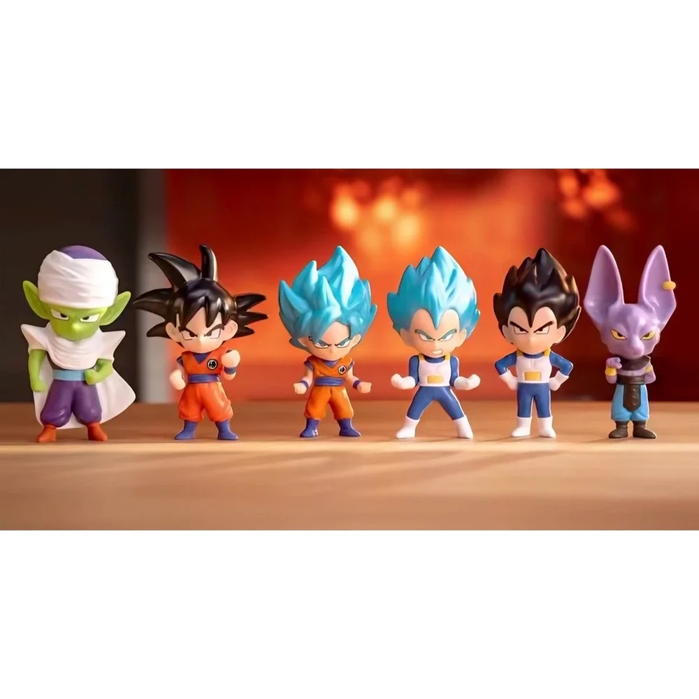 NEW DRAGON BALL Z SUPER BURGER KING FIGURINES!! SET OF ALL 6 TOYS/CROWN/CUPS